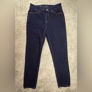 White House Black Market Dark Blue Skinny Jeans